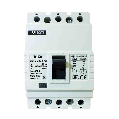 Viko 3X250A 35kA Sabit Kompakt Şalter VMF3-250-SN2
