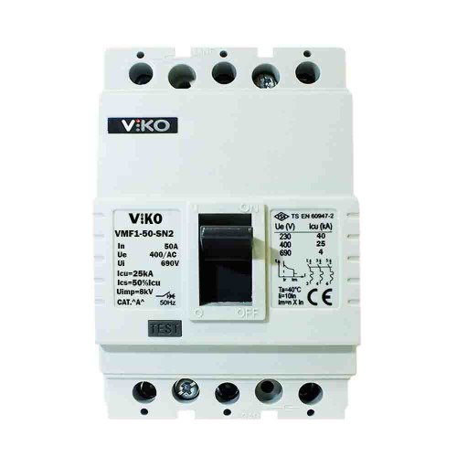 Viko 3X50A 25kA Sabit Kompakt Şalter VMF1-50-SN2