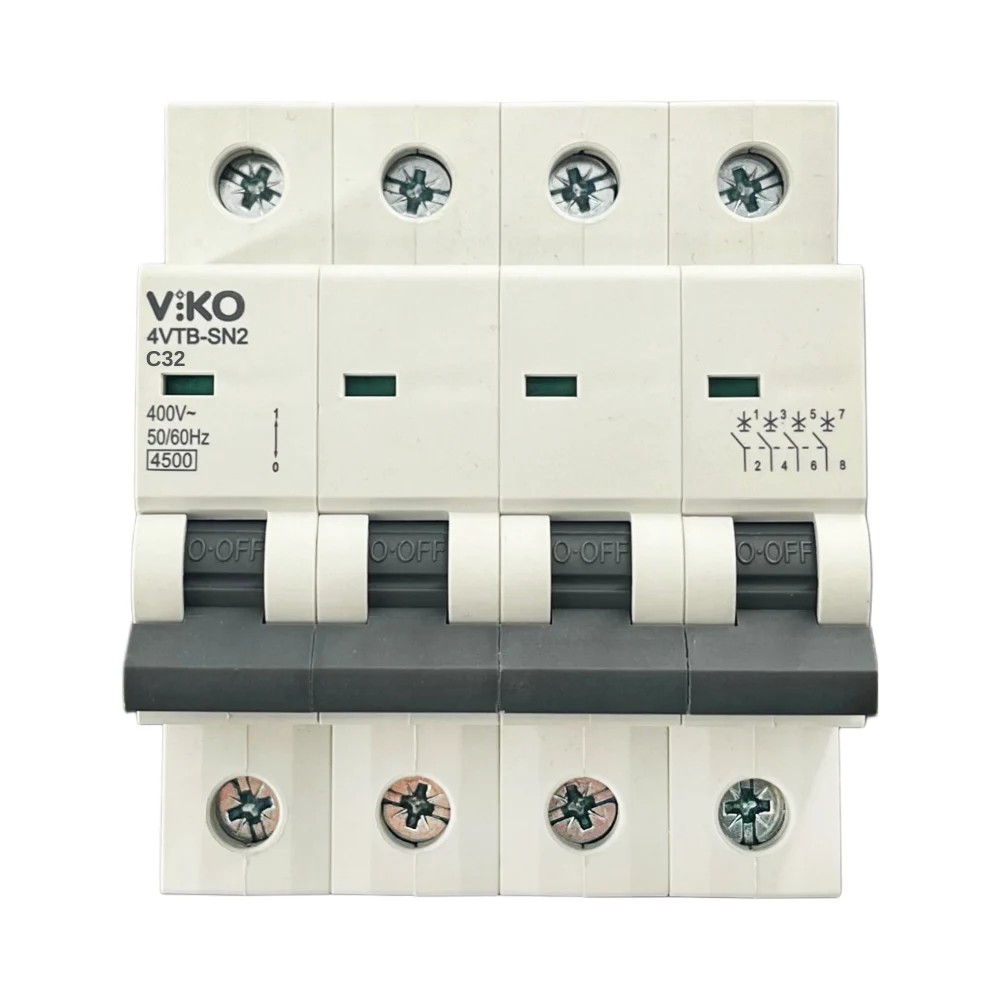  Viko C Tipi 4x32a 4,5ka Otomatik Sigorta 4vtb-4c32