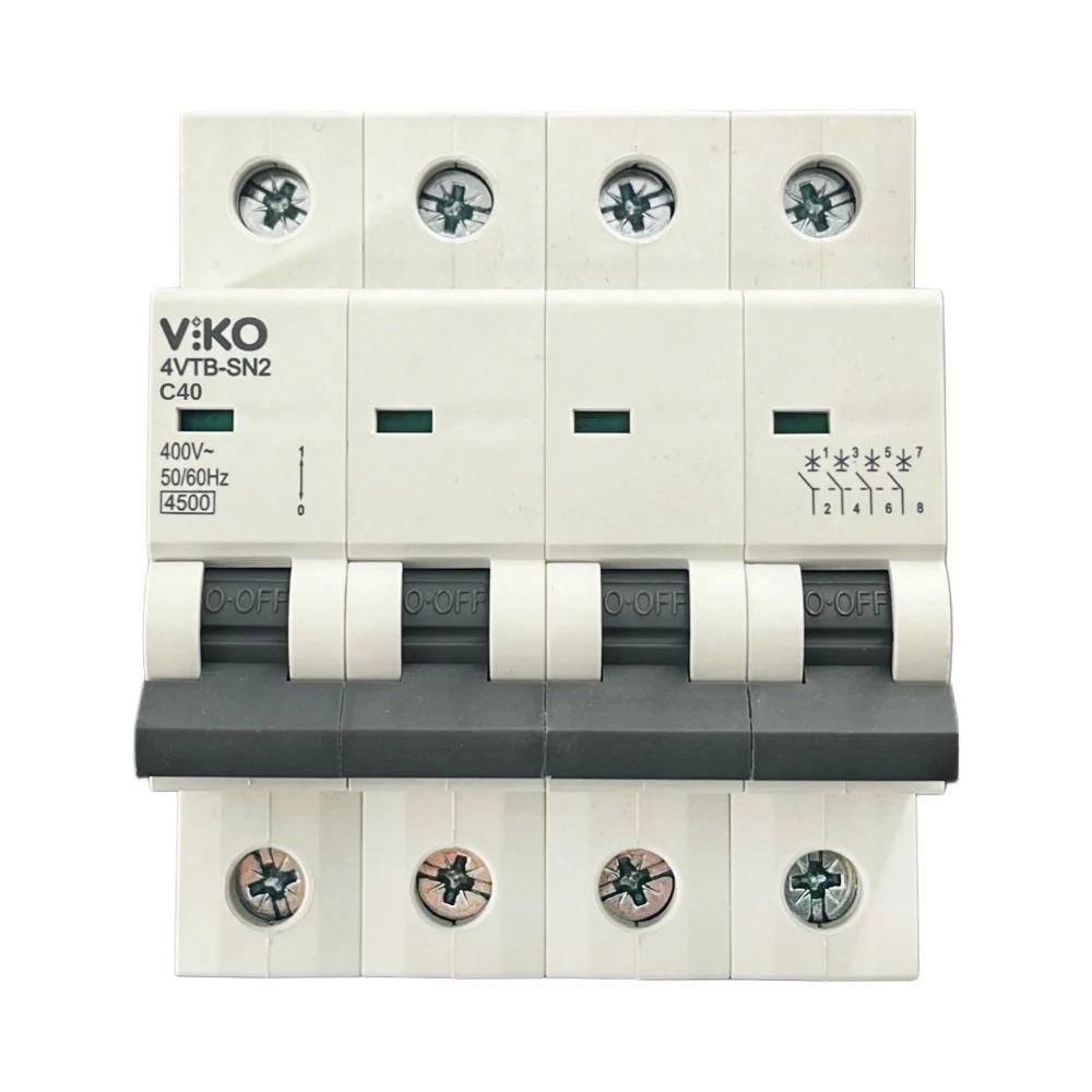  Viko C Tipi 4x40a 4,5ka Otomatik Sigorta 4vtb-4c40