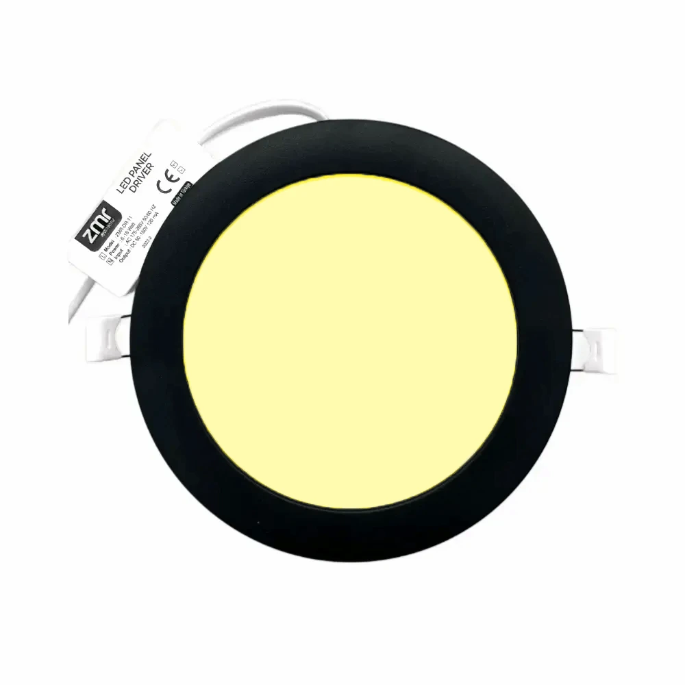  Zmr 12w Siyah Kasa Sıvaaltı Panel Led Armatür  3000k (günışığı)