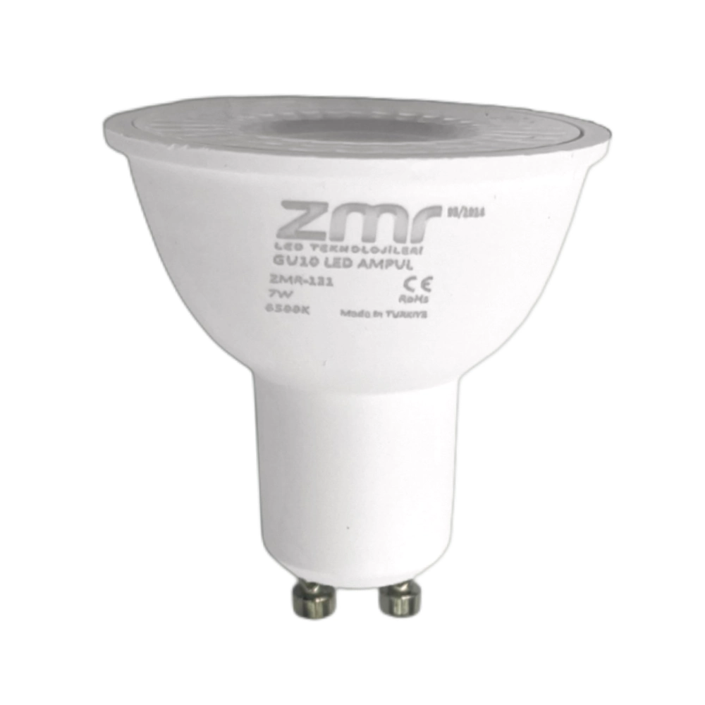  Zmr 7w Led Çanak Ampul Mercekli Gu10 Duy 6500k (beyaz)