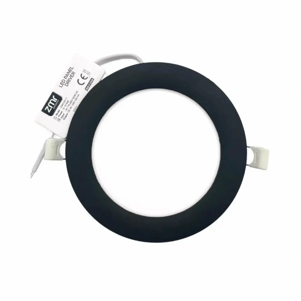  Zmr 9w Siyah Kasa Sıvaaltı Panel Led Armatür  6500k (beyaz)